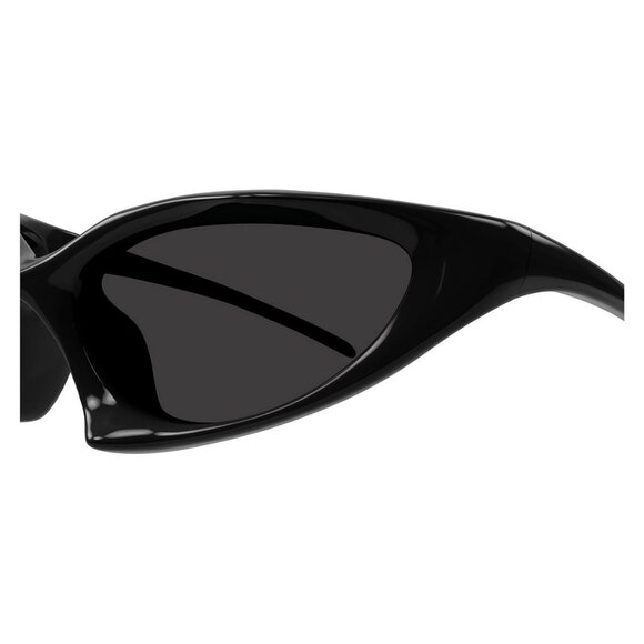 New BALENCIAGA Black Cat Eye BB0352S 001 Sunglasses Women - Picture 3 of 6
